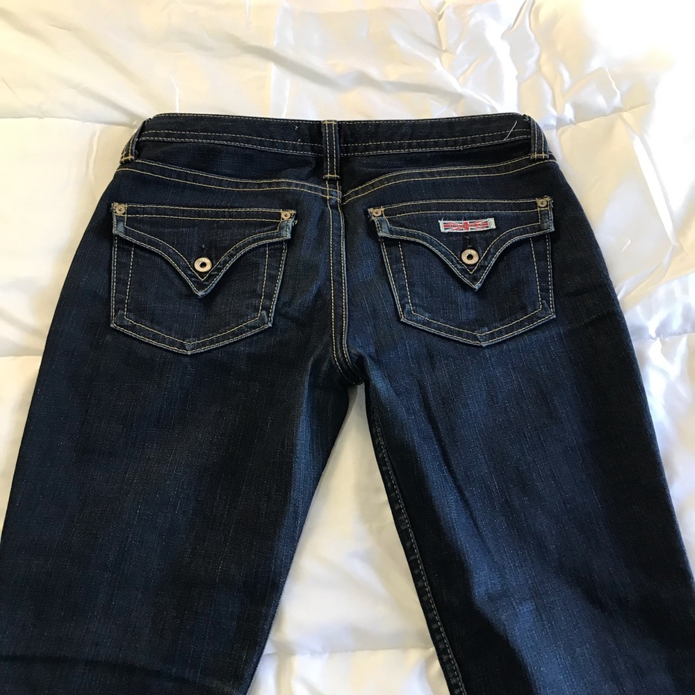 Hudson dark wash skinny jeans size 27 - Picture 7 of 8